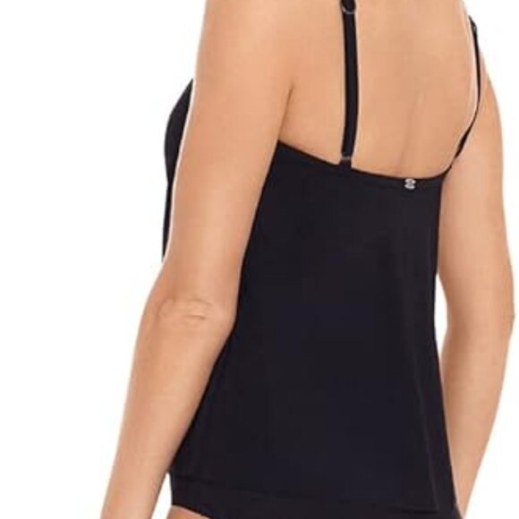 NWT Amoressa by MiraclesuitU Turn Unity Underwire Tankini Top 12 - Picture 2 of 3